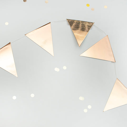 Gold Pennant Bunting 