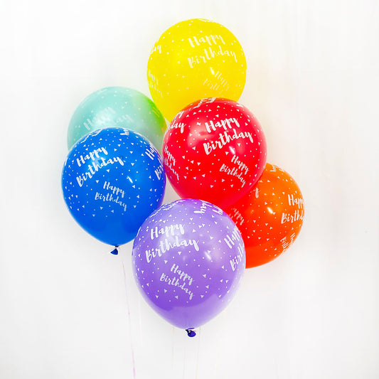 Happy Birthday 12-inch Balloons 
