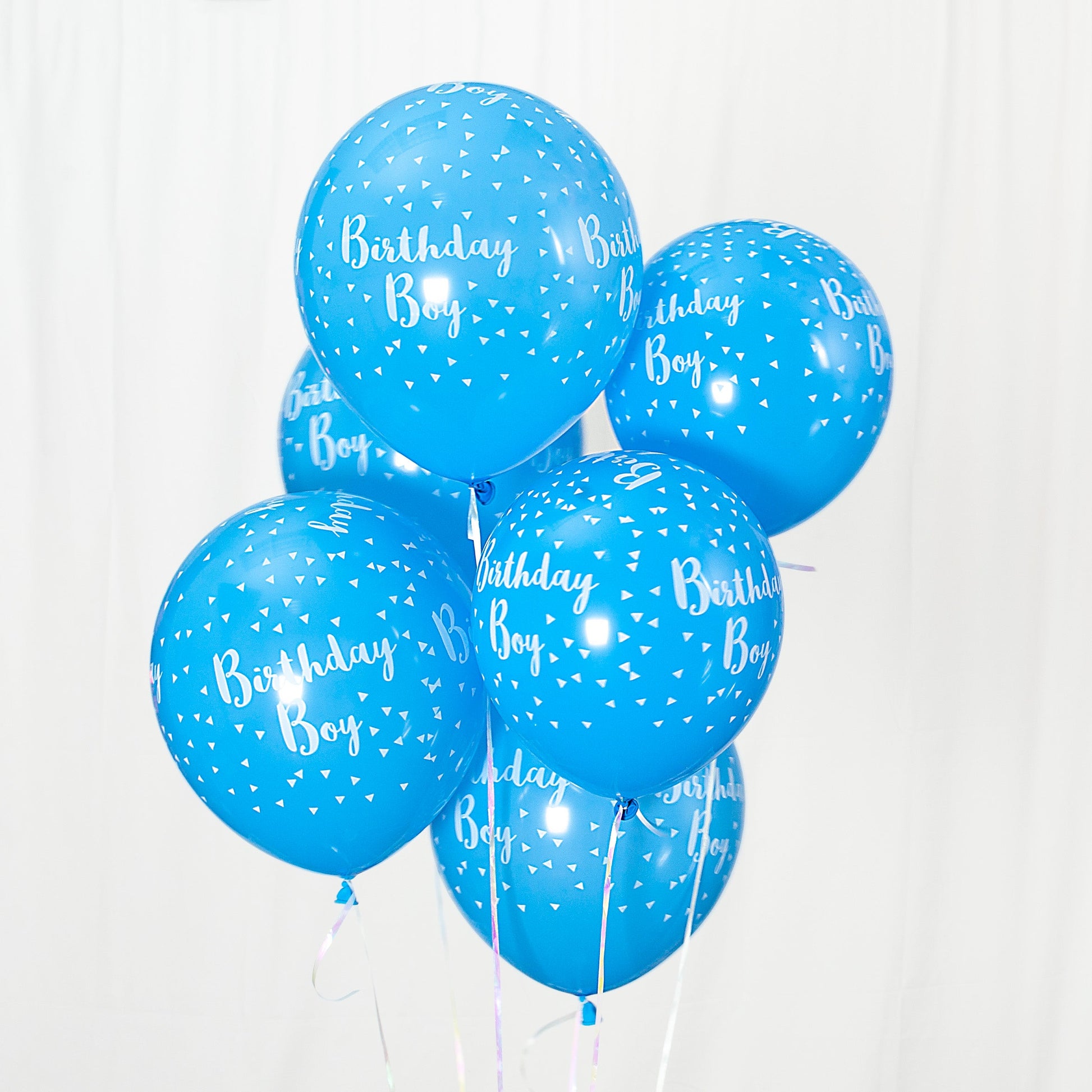 Birthday Boy 12-inch Blue Balloons 
