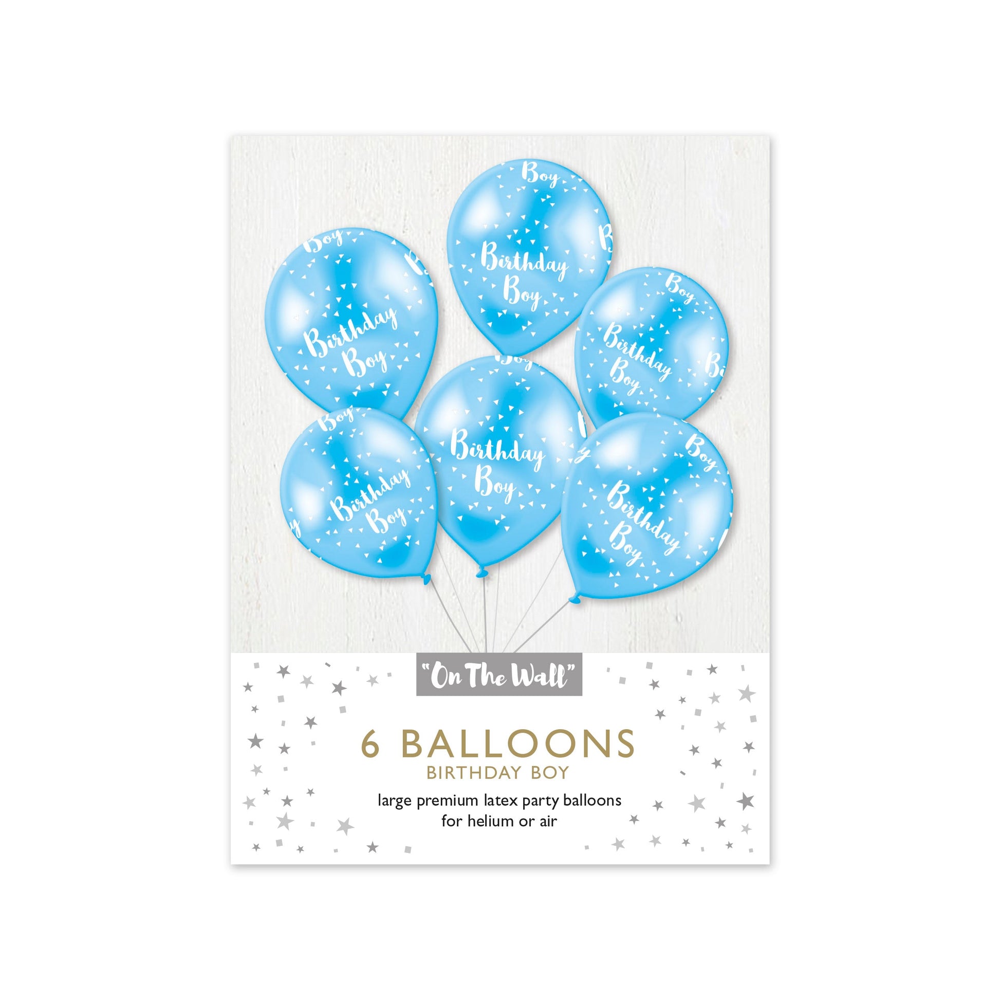 Birthday Boy 12-inch Blue Balloons 3