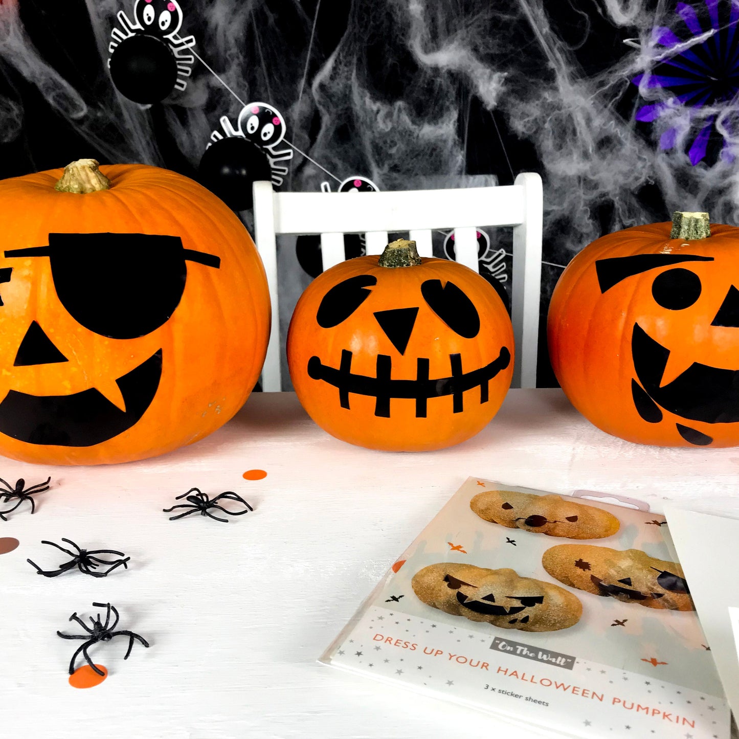 Halloween Pumpkin Dress Up Sticker Sheets 