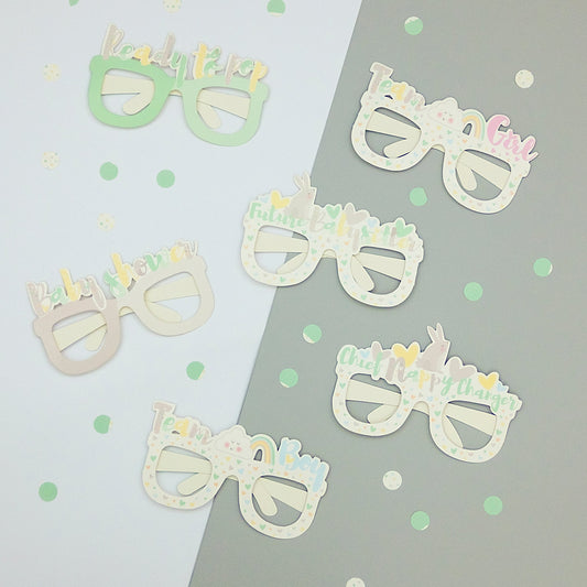 Baby Shower Photo Prop Glasses 