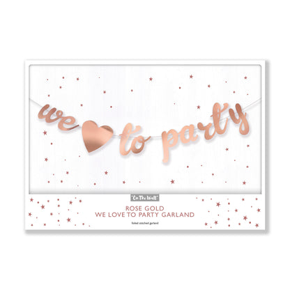 We Love to Party Stitched Garland 3