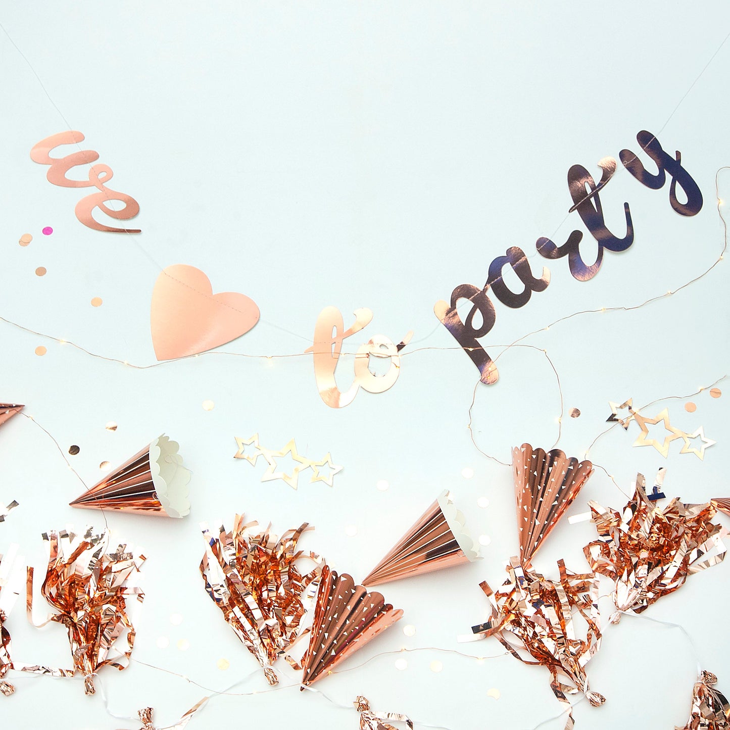 We Love to Party Stitched Garland 2