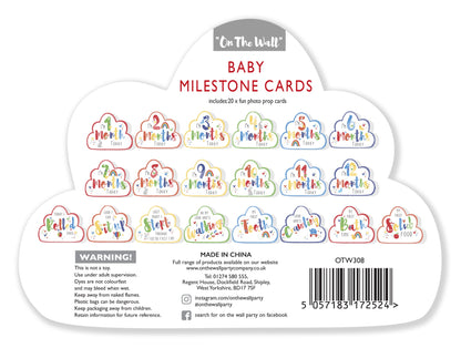 Baby Firsts Achievements Milestone Cards 2