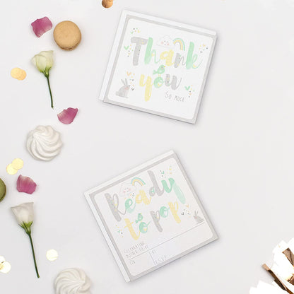 Pastel Baby Shower Invitations & Thank You Notes 1